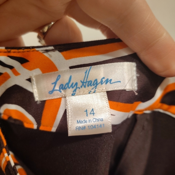 Lady Hagen Women's Retro Print Excursion Golf Tennis Skirt Skort  14 Resortwear - Picture 4 of 7